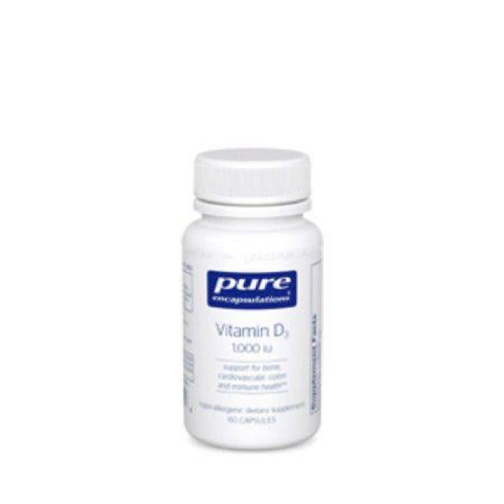 Pure Encapsulations Vitamin D3 25 mCG (1,000 IU)