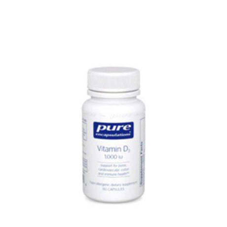 Pure Encapsulations Vitamin D3 25 mCG (1,000 IU)