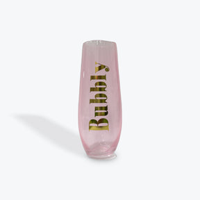 Slant Collection Slant Flute Bubbly Glass