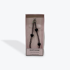 Black Heart - Velvet Caviar Phone Charm Bracelet