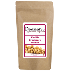 Deanan’s Vanilla Cranberry Walnut Popcorn - 20 Count Kraft Bags