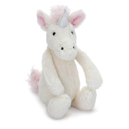 Jellycat 'Small Bashful Unicorn' Stuffed Animal in Cream