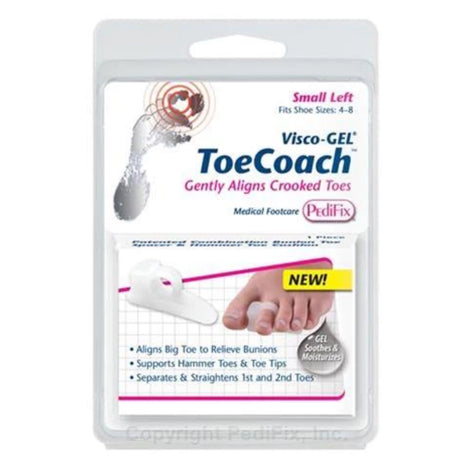 Visco-GEL Visco gel toe coach gently aligns crooked toes large left
