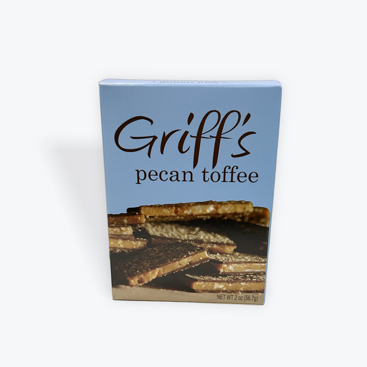 Griff's Pecan Toffee - 2oz Dark Chocolate Toffee