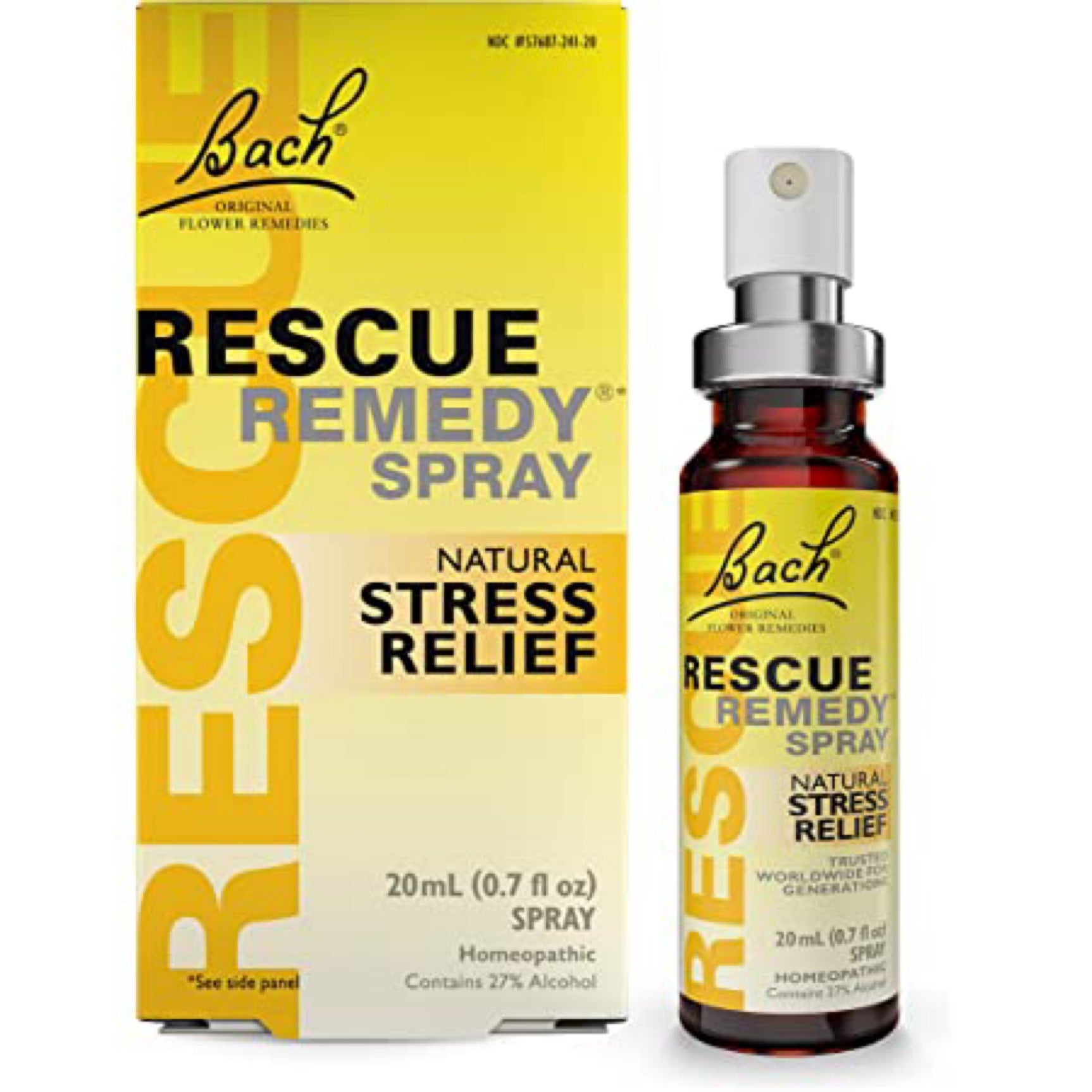 Bach rescue remedy spray natural stress relief