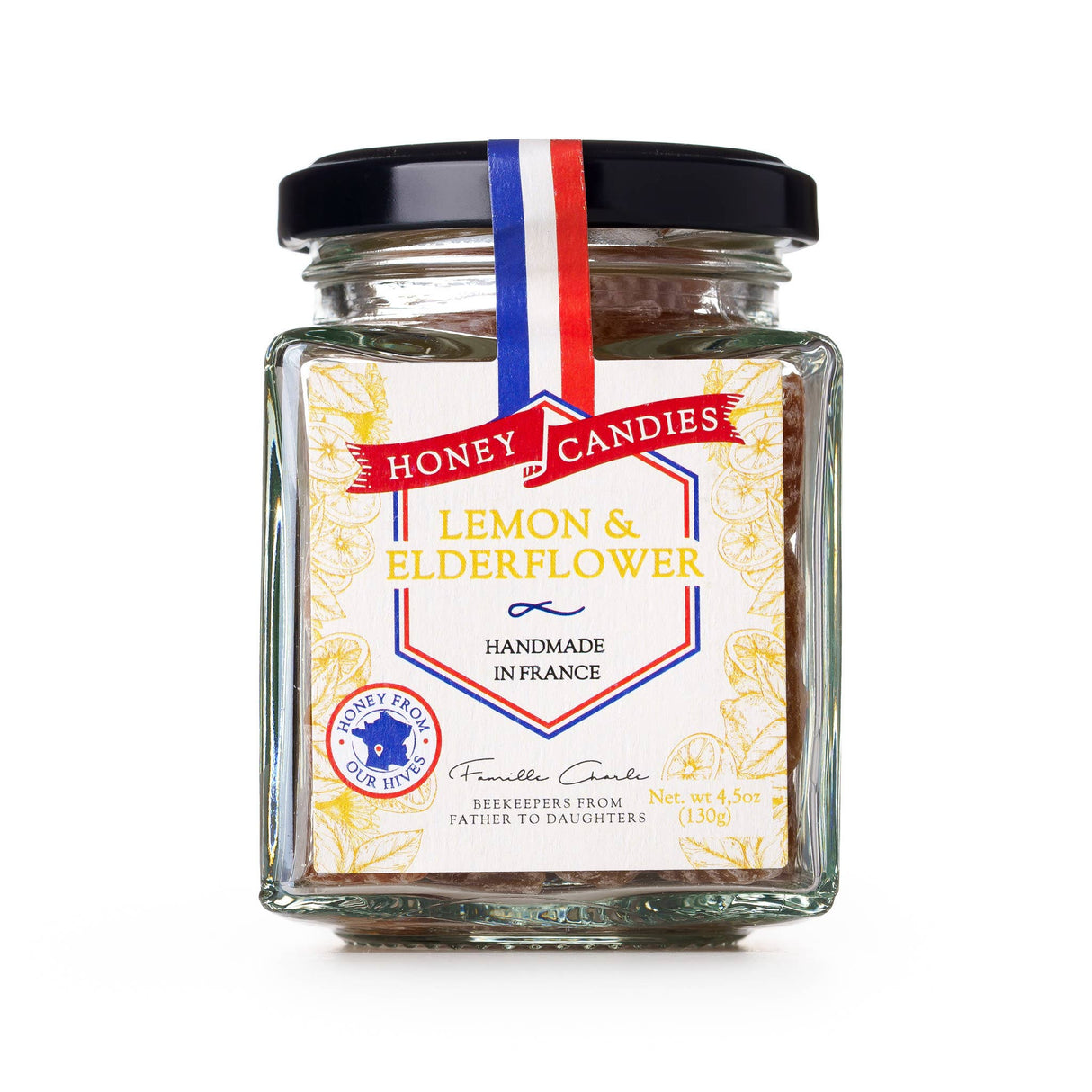 Honey Candies Lemon & Elderflower (130g): French