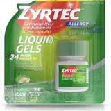 Zyrtec 24 Hour Allergy Relief Antihistamine Capsules