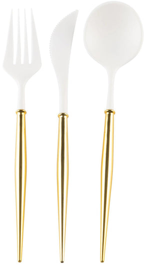 Sophistiplate - Gold Bella Assorted Plastic Cutlery