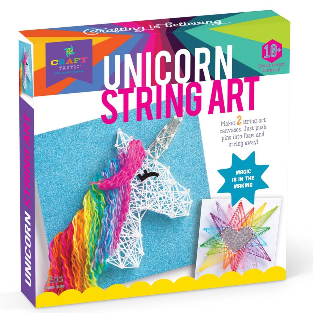 Craft-Tastic Unicorn String Art - DIY - Craft Kit