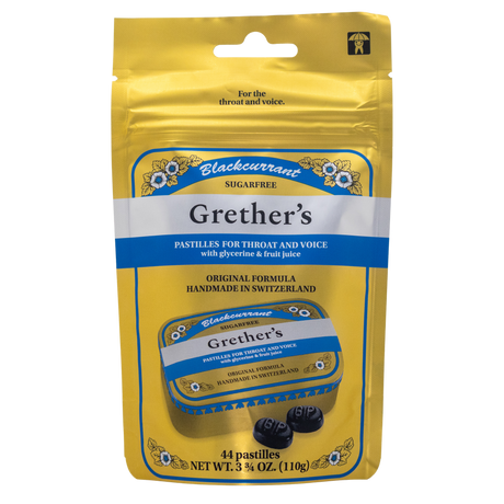 Grether's Pastilles Sugarfree Blackcurrant : 2.1 OZ - Image 2
