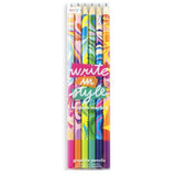 Write in style modern marble graphite pencils