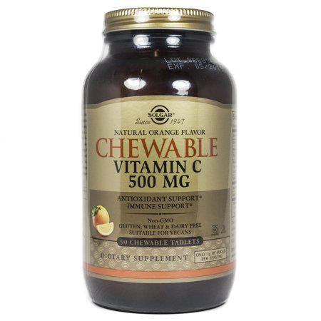 Solgar Chewable VtAMIN C 500mg Orange Flavor