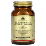 Solgar Bilberry Ginko Eyebright Complex Plus Lutein 60 vegetable capsules