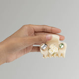 KitschPop™️ Cloud Clip 7pc Set Vintage - Pearlized Cream - Image 9