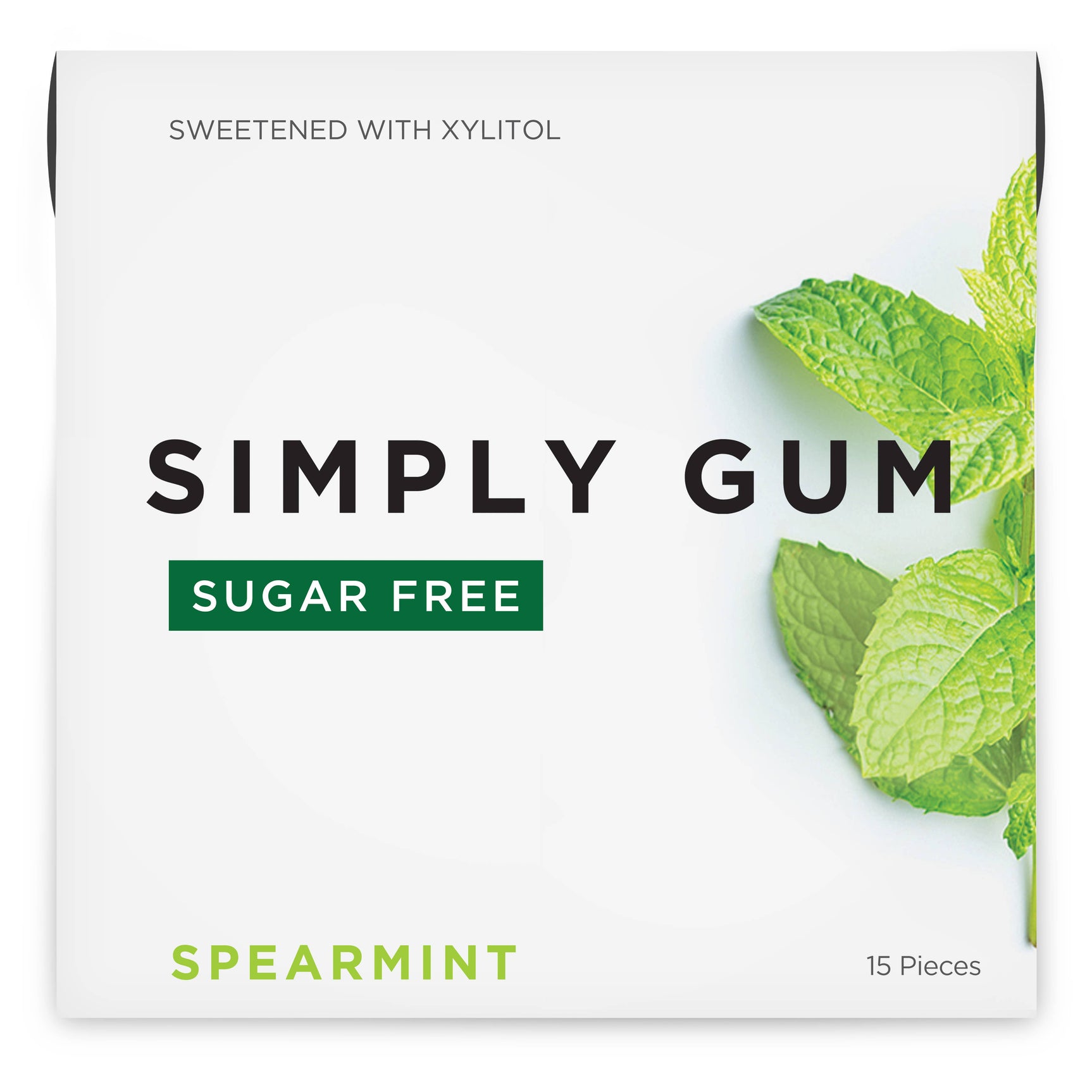 Sugar Free Spearmint Gum - Natural + Plastic-Free - Image 7