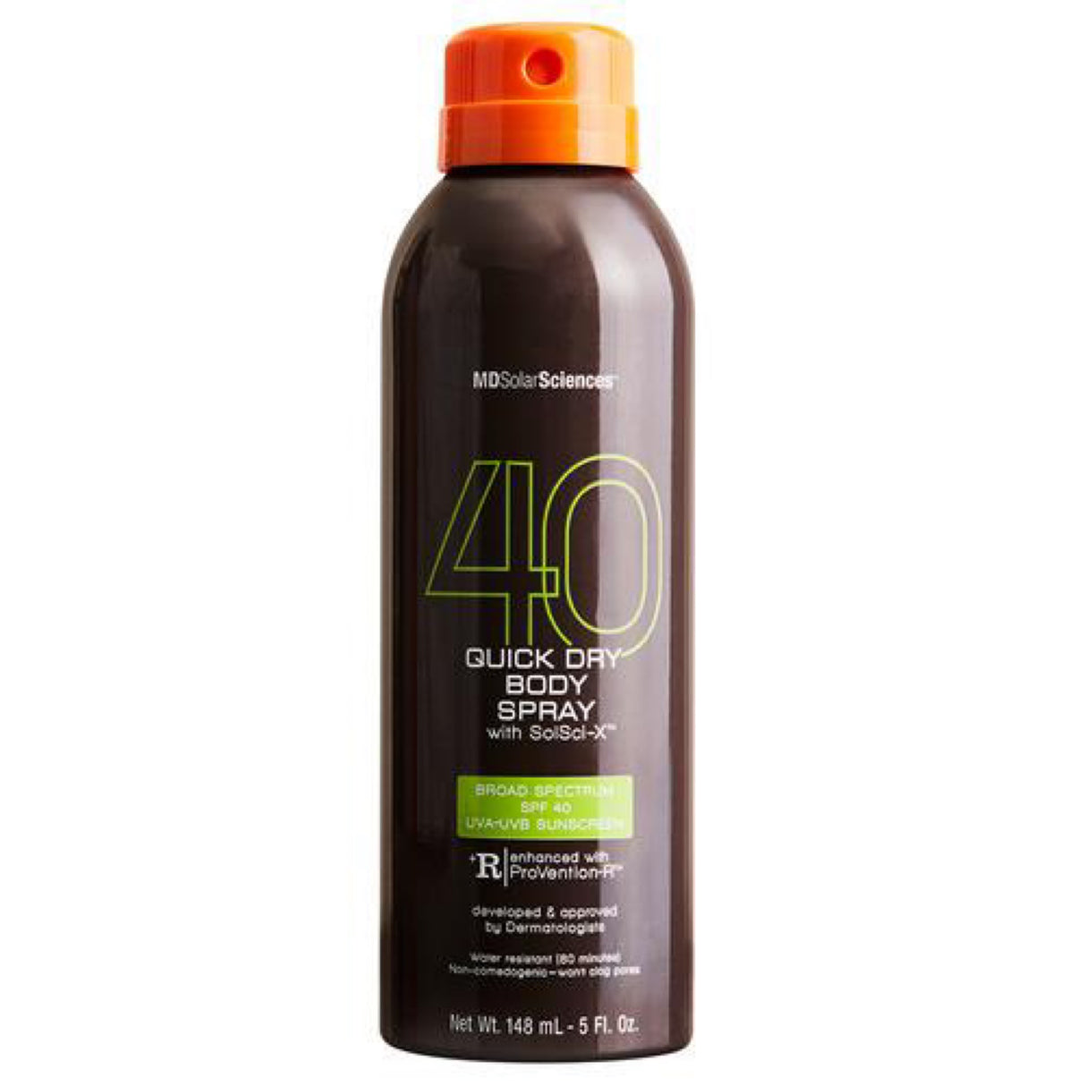 MDSolarsciences Quick Dry Body Spray SPF 40 Nongreasy Fastdrying Sunscreen Provides 80 Minutes of Waterresistant Broad Spectrum Sun Protection, Black