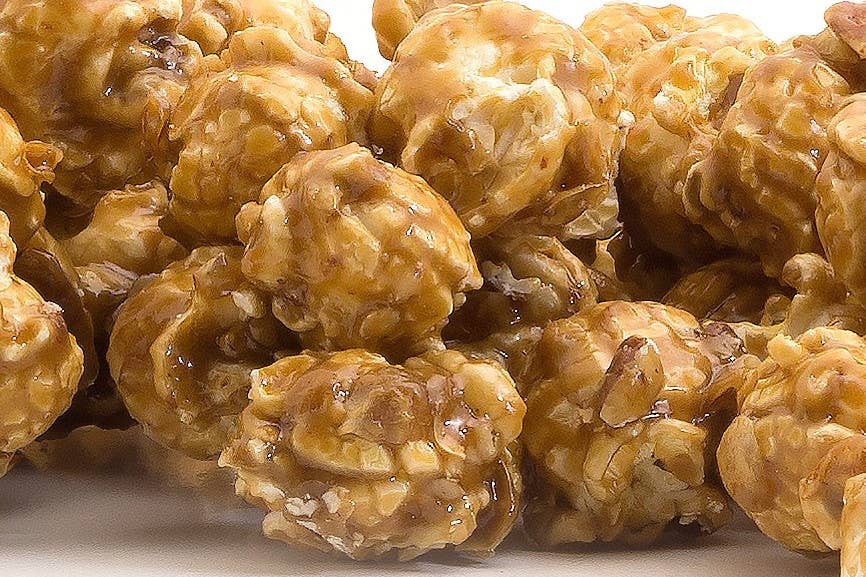 Caramel Pecan Almond Popcorn