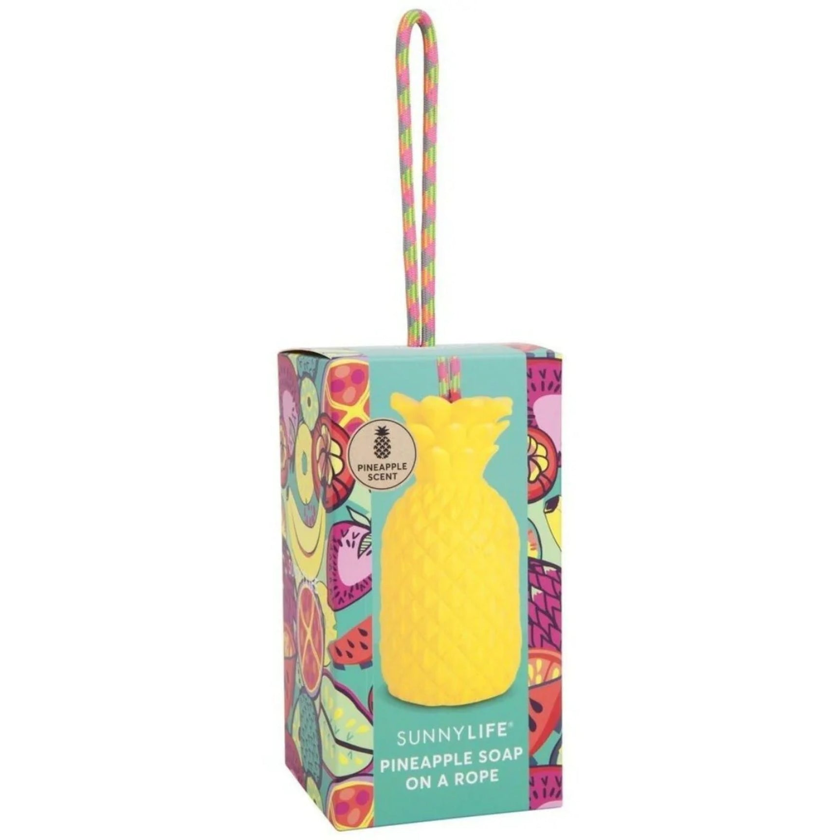 Sunnylife Pineapple Soap on a Rope-MULTI