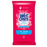 Wet ones antibacterial 20 wipes