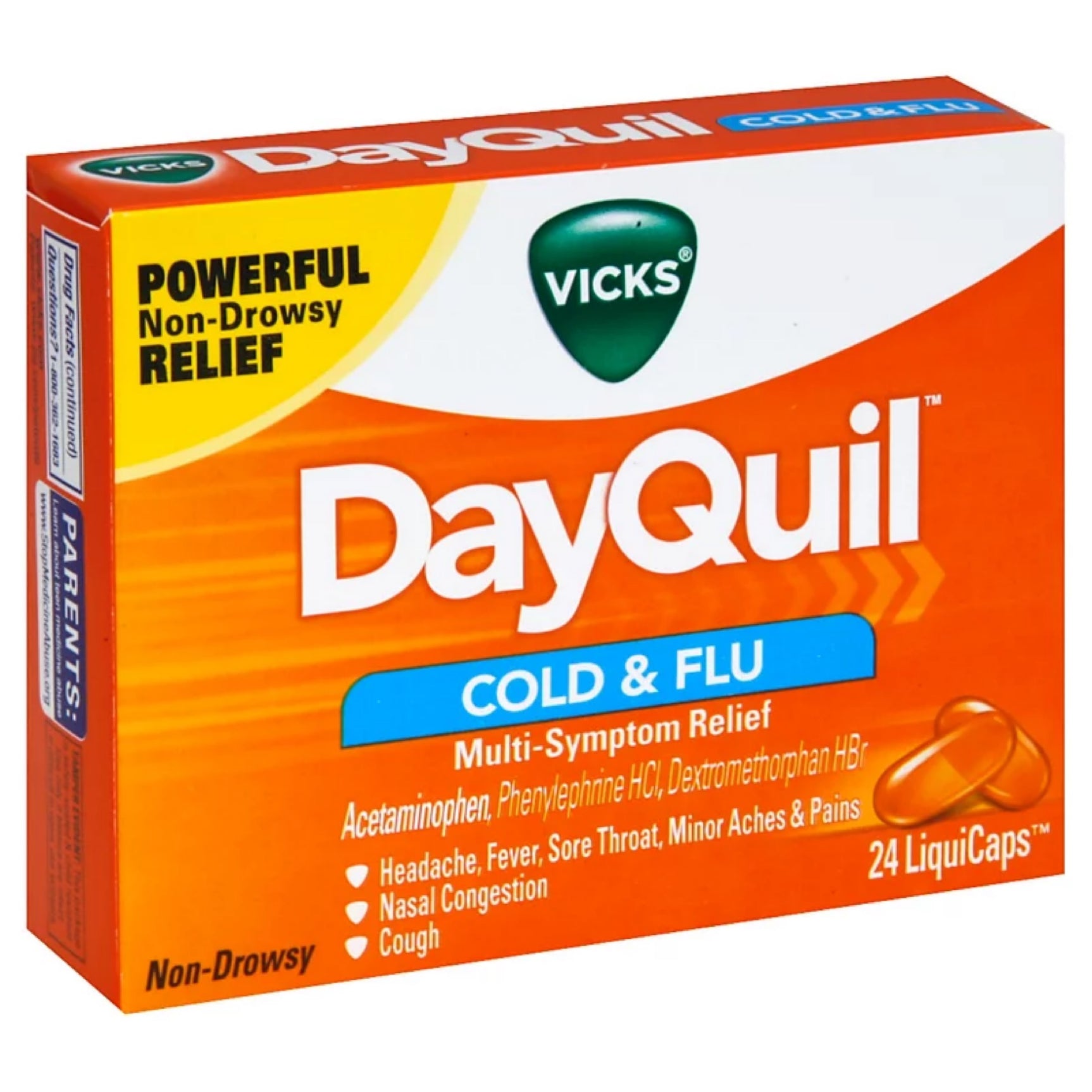 Dayquil Resfriado y Gripe 24 Cápsulas Líquidas