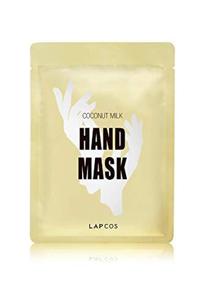Lapcos Hand Mask - Moisturizing Spa Treatment with Coconut Milk & Ceramides - Repair Dry Skin