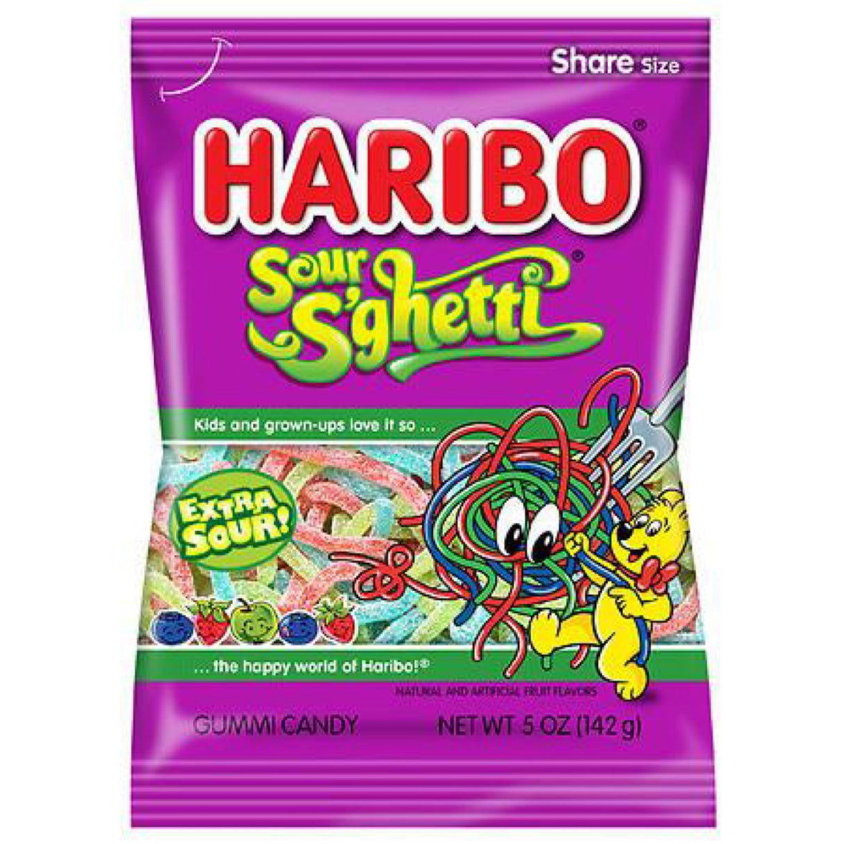 Haribo Gummi Candy, Z!NG Sour S’ghetti