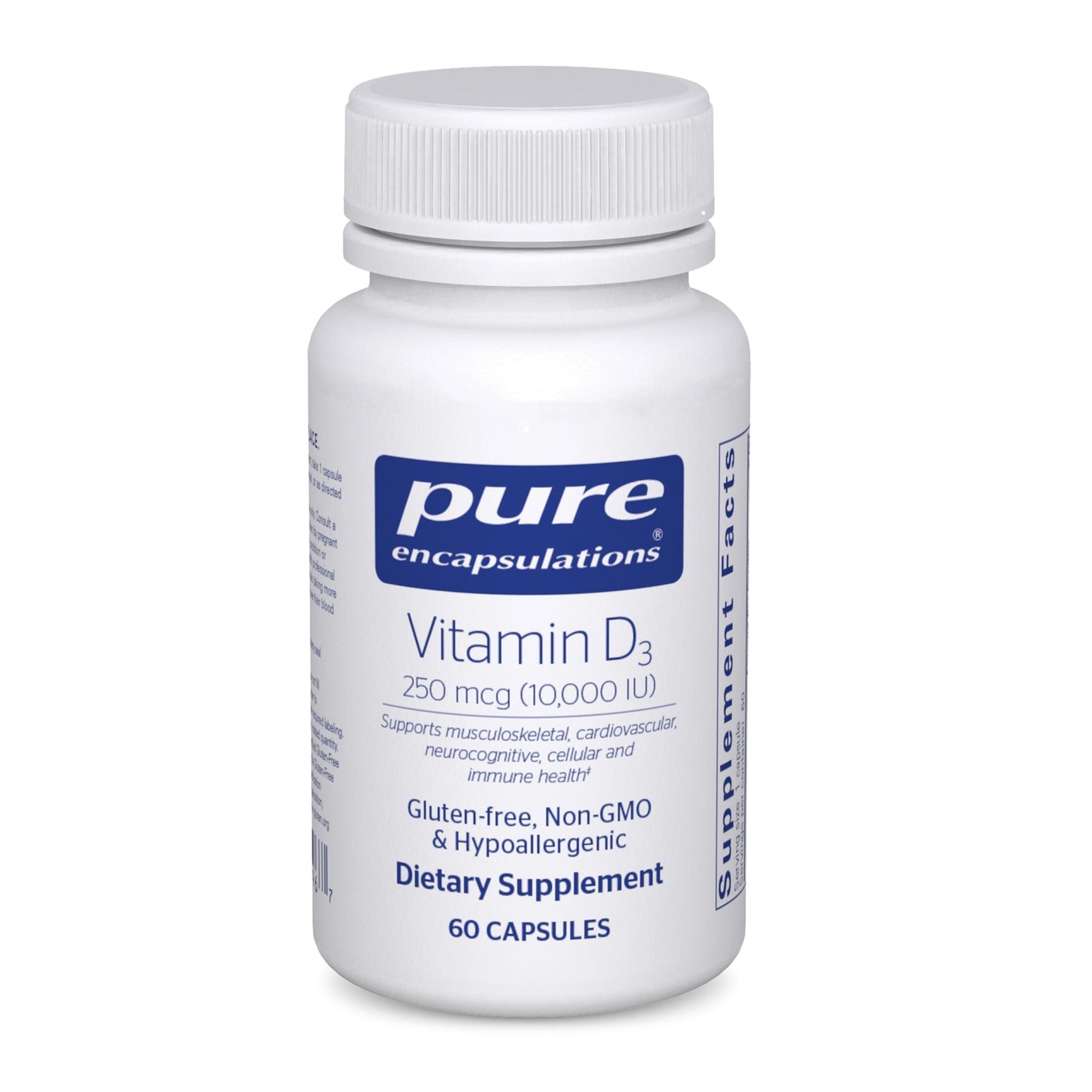 Pure Encapsulations Vitamin D3 125mcg (5,000 IU)