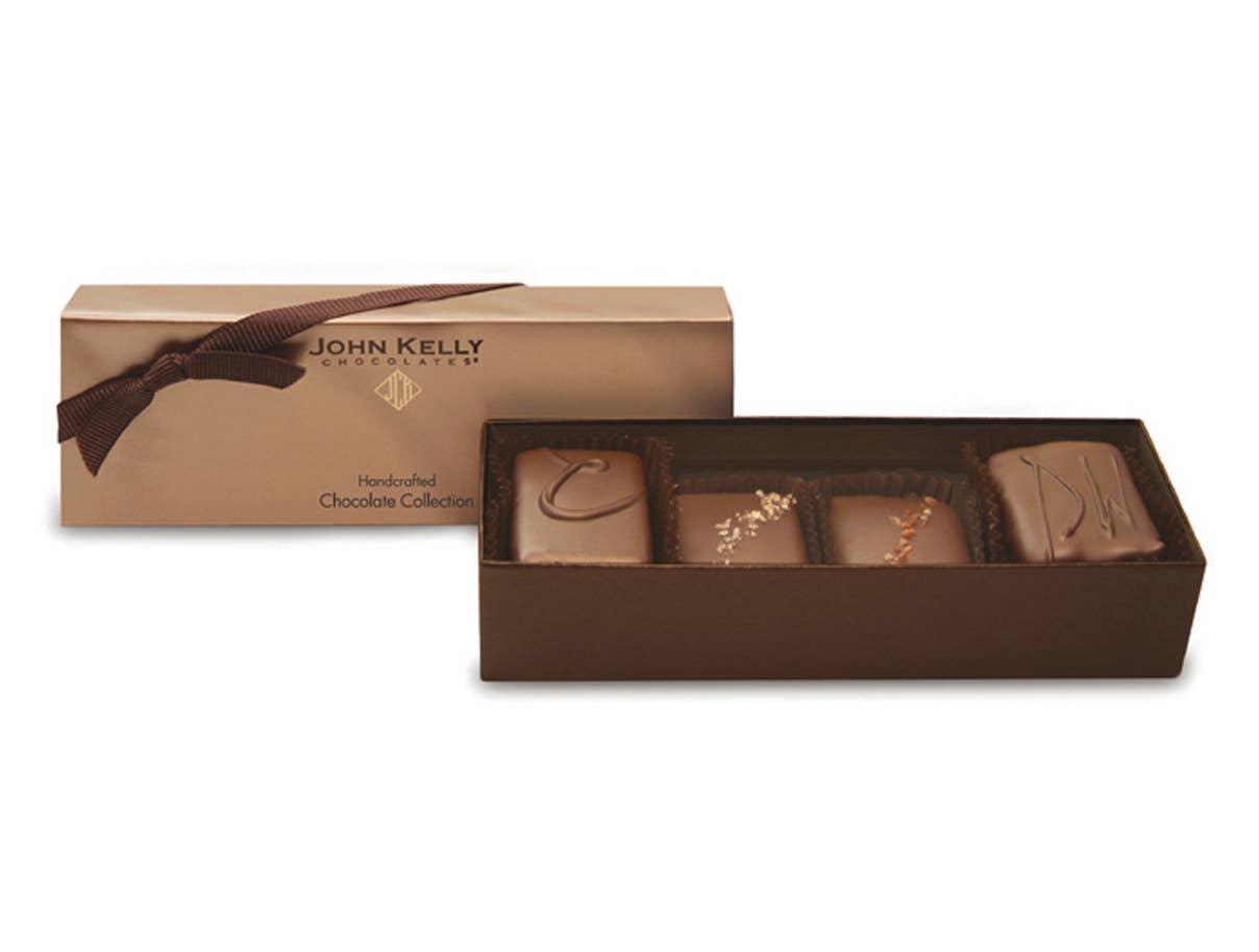 John Kelly Chocolates 4 Piece Signature Handcrafted Chocolate Collection