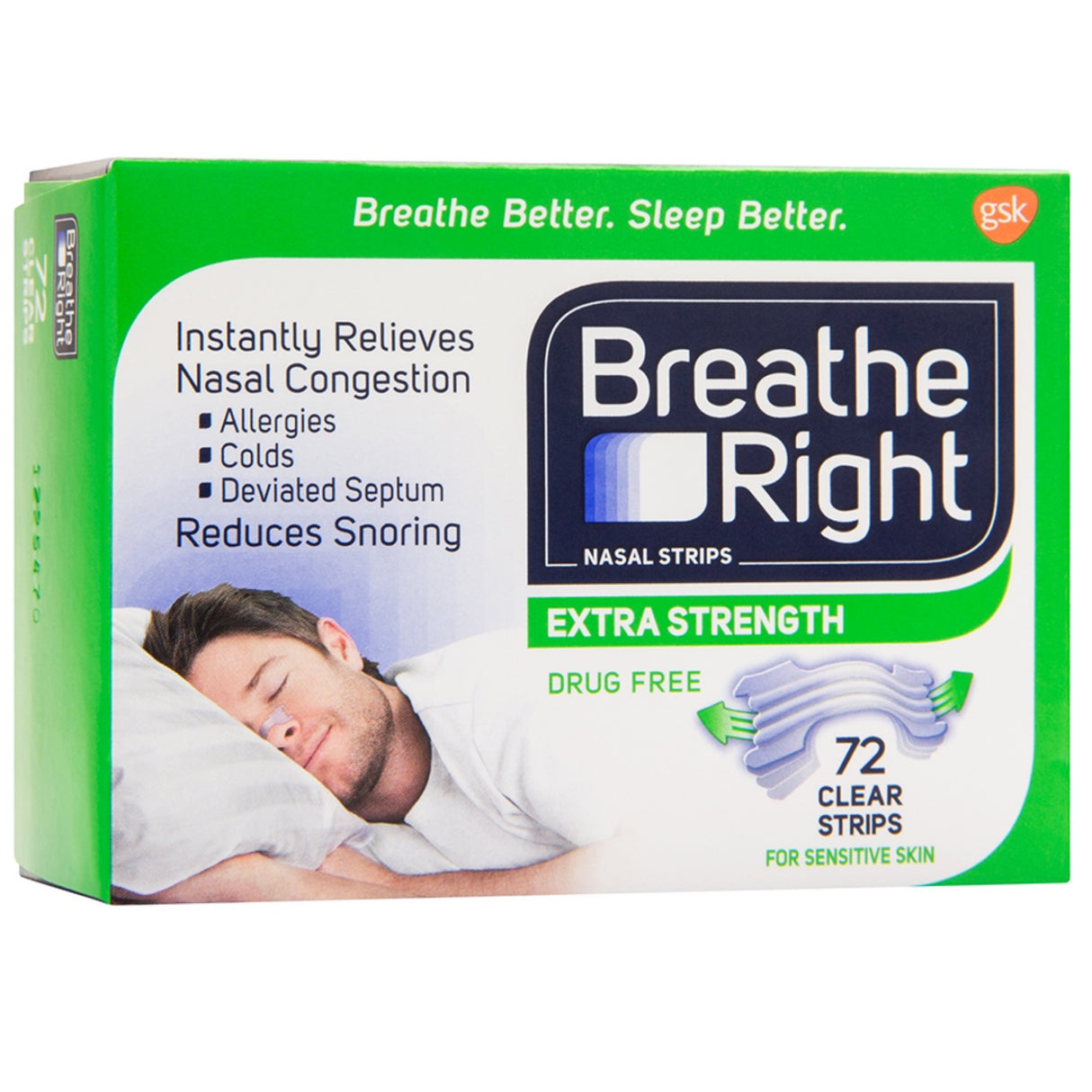 Breathe right nasal strips extra strength