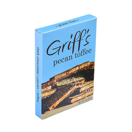 Griff’s Griff's Pecan Toffee - 2oz Dark Chocolate Toffee - Image 5