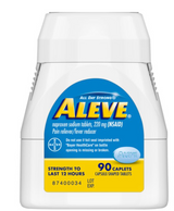 Aleve Pain Relief Naproxen Sodium Caplets, 90 Count