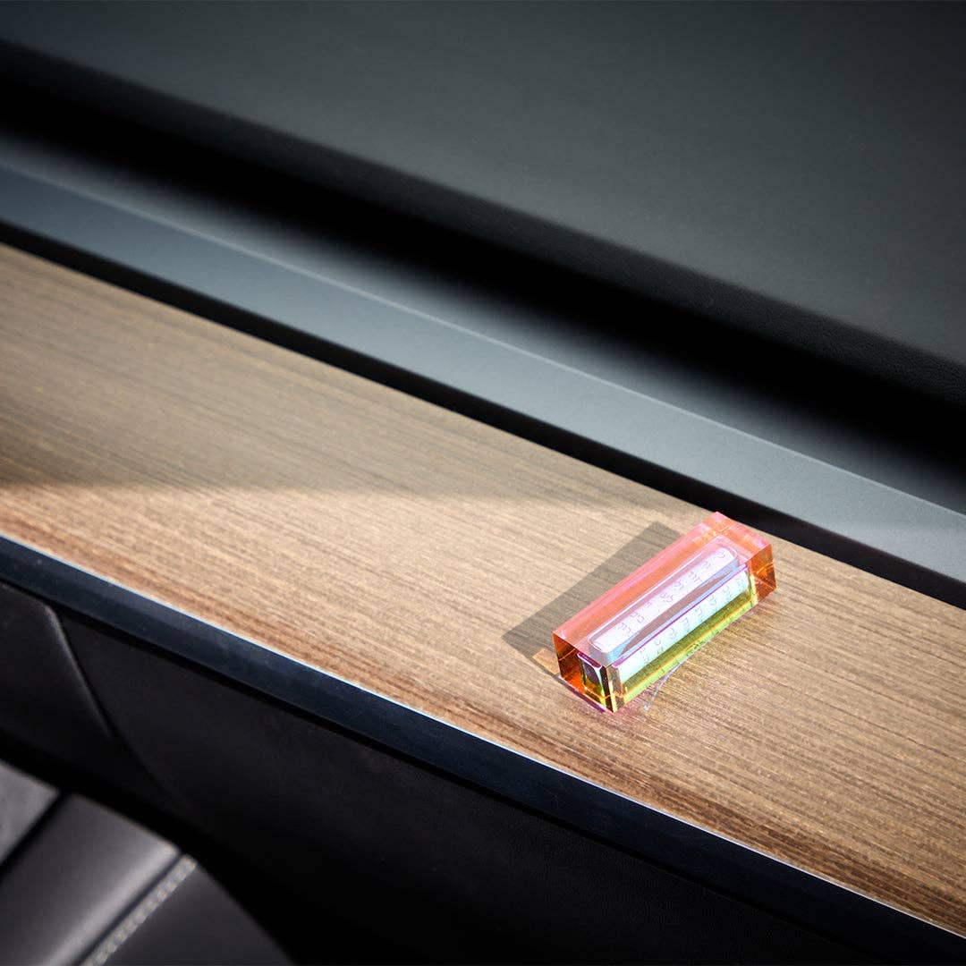 Apeloig Collection Car Mezuzah with Traveler’s Prayer: Wood - Image 6