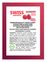 Swiss Imports Bonbons Sugar Free Raspberry Candy 40g - Image 3