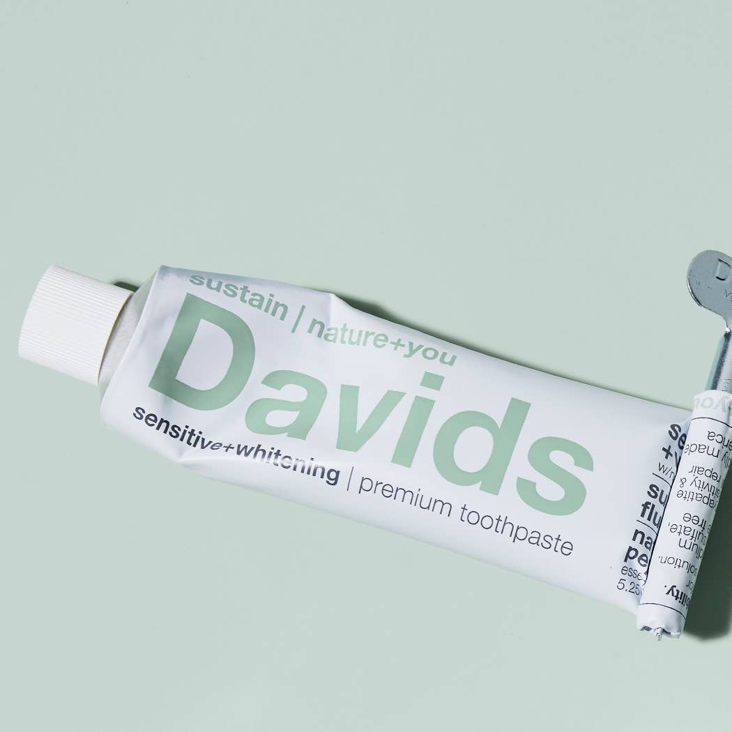 Davids sensitive+whitening nano-hydroxyapatite premium toothpaste