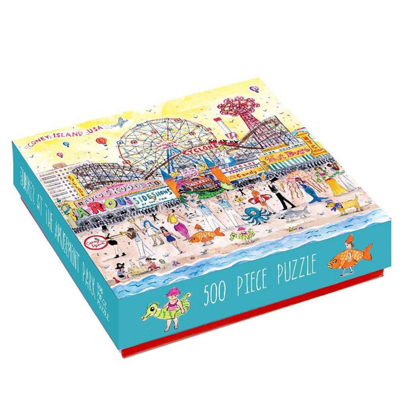 Galison Summer at The Amusement Park 500 Piece Puzzle