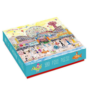 Galison Summer at The Amusement Park 500 Piece Puzzle