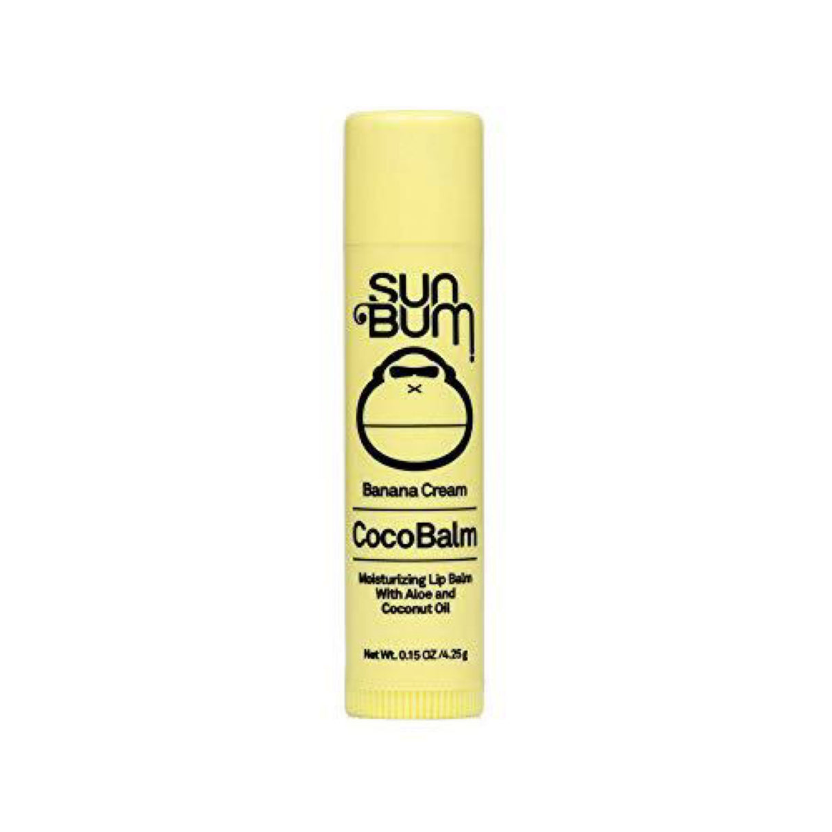 Sun Bum Banana Cream Cocobalm | Hydrating Lip Balm with Aloe | Hypoallergenic