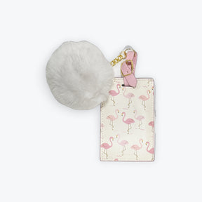 Slant Collection Flamingo Luggage Tag