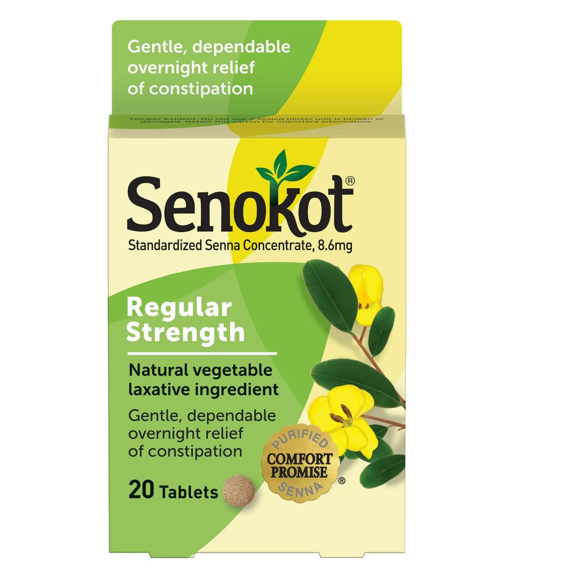 Senokot® Regular Strength Senna Laxative Tablets