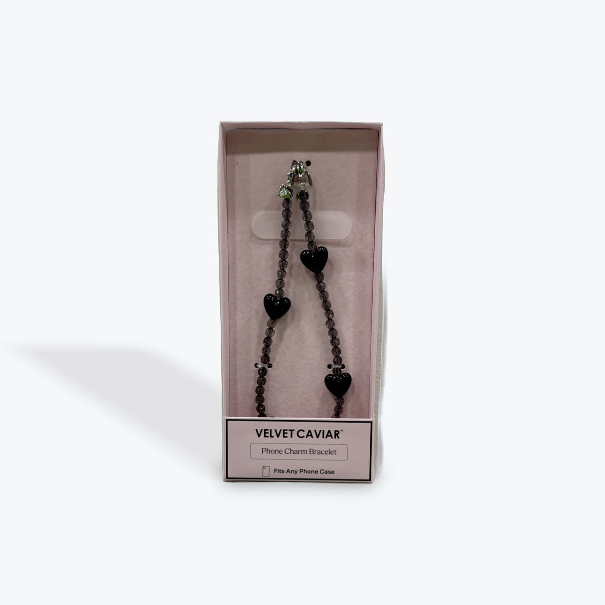 Black Heart - Velvet Caviar Phone Charm Bracelet