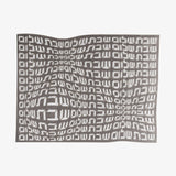 Challah Cover Hebrew Type: Silver Leatherette