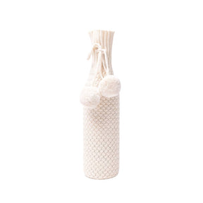 Wine Sleeve - Criss Cross - Natural