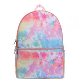 iscream Cotton Candy Quilted Hearts 18" x 12" Backpack for School and Travel with Interior Laptop Pocket