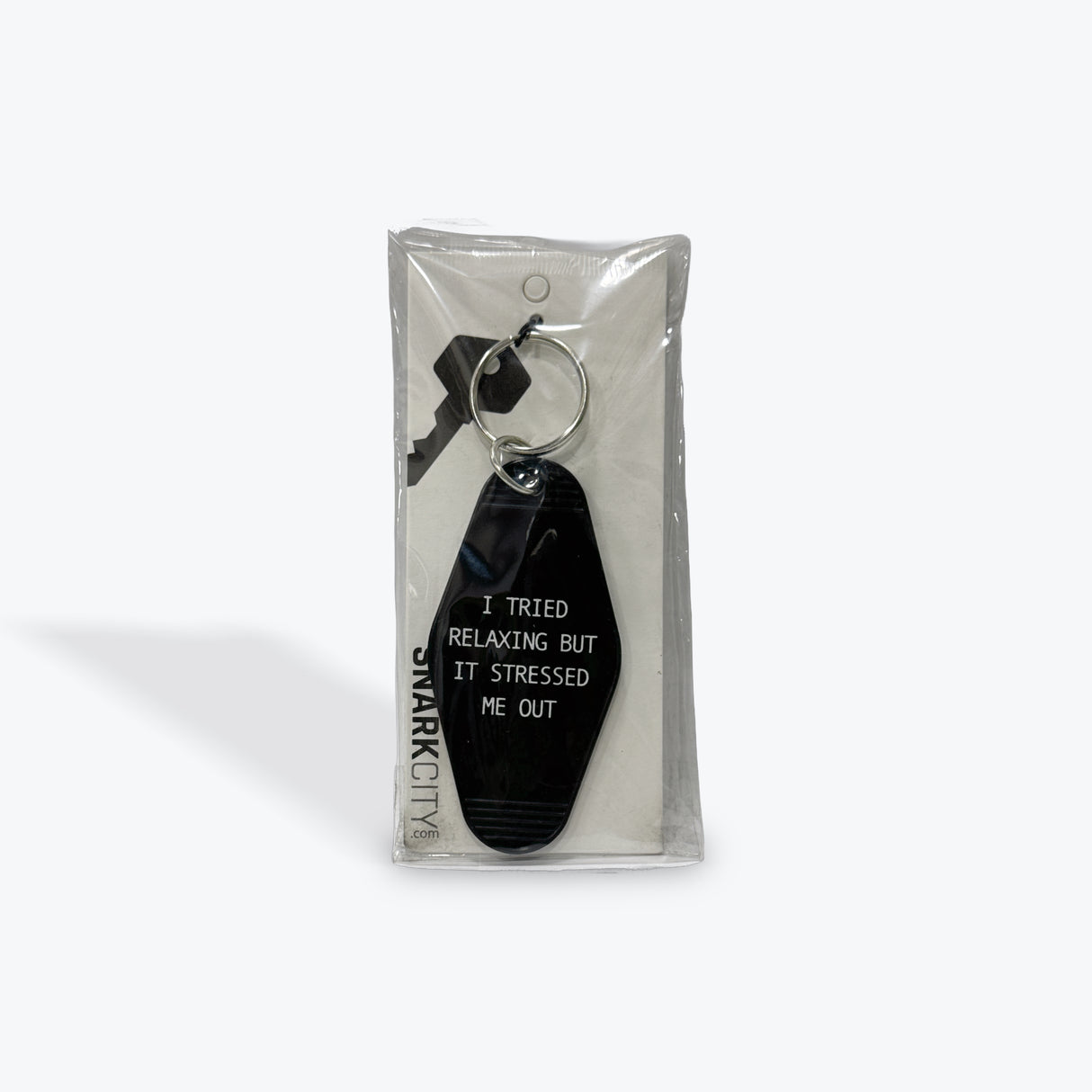 Snark City "I Tried Relaxing But It Stressed Me Out" Keychain