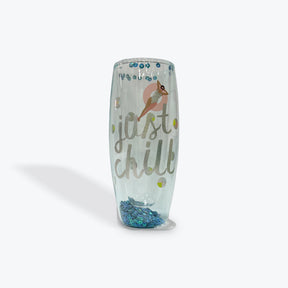 Slant Collection Slant Double-Wall Stemless "Just Chill" Champagne Glass