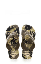 Kids Havaianas Boys Max Trend Rubber Slip On /Beige Toddler
