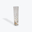 Zodax Centuri Golden Decal Polka Dot Champagne Glass