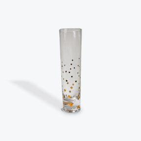 Zodax Centuri Golden Decal Polka Dot Champagne Glass