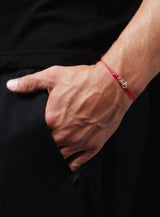 Red cord bracelet for Men - Red string bracelet