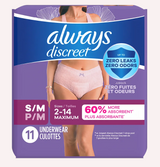 Always Discreet Maximum Protection Underwear S/M